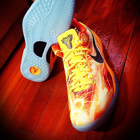 Kobe 8 Spark Yellow Red