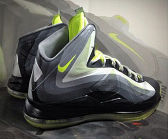 Lebron X Neon 95 Custom 1