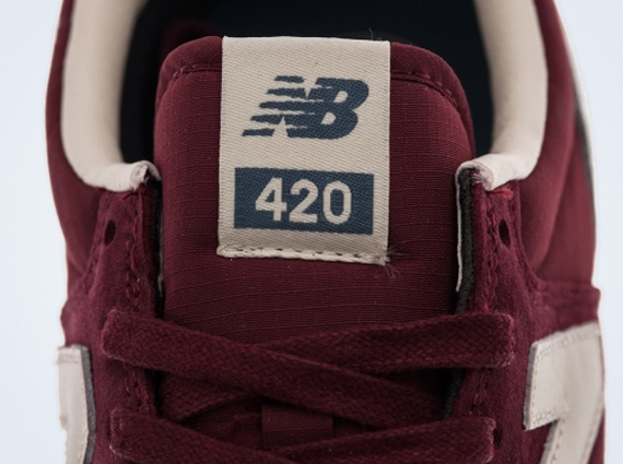 New Balance 420 - Burgundy - Grey