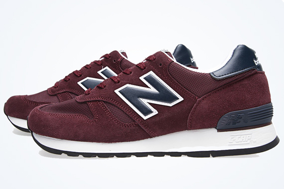 New Balance 670 Burgundy Navy White 5