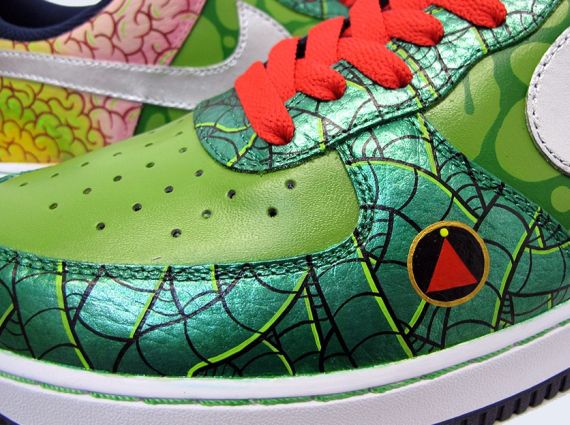 Nike Air Force 1 Low “Mars Attacks” Customs by Sekure D