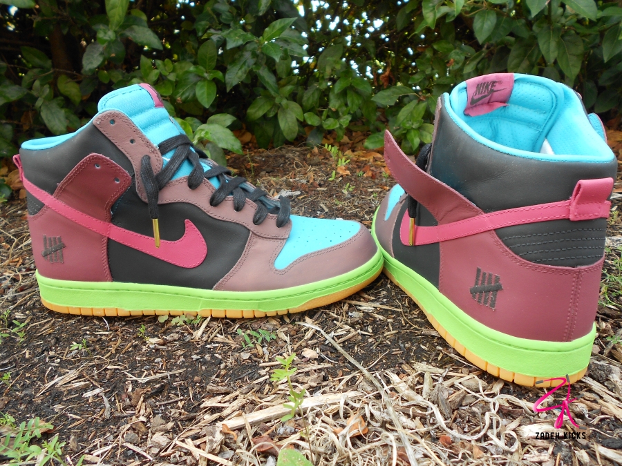 Nike Dunk High Undefeated Customs 06