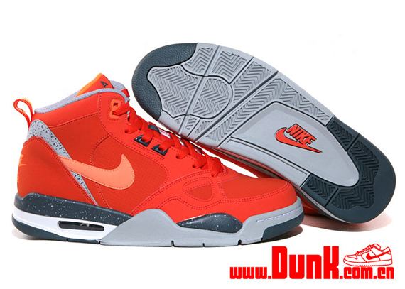 Nike Flight 13 Mid Orange Grey 7