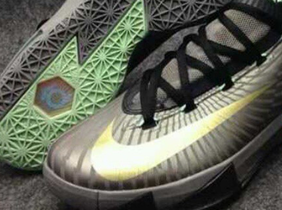 Nike Kd Vi Grey Mint Gold