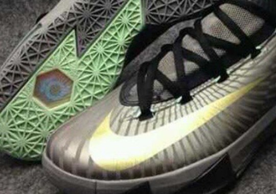 Nike KD 6 – Grey – Mint – Gold