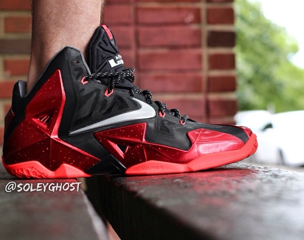 Nike Lebron 11 Heat On Feet 03