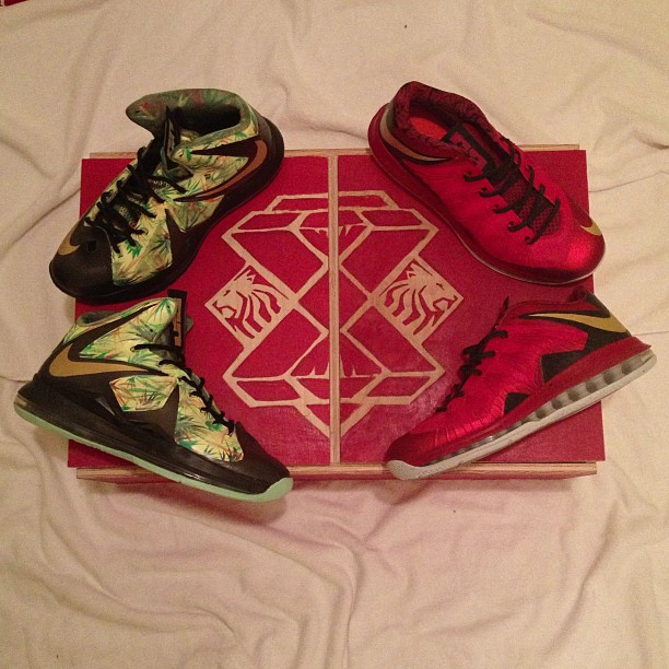 Nike Lebron X Reverse Championship Customs 02