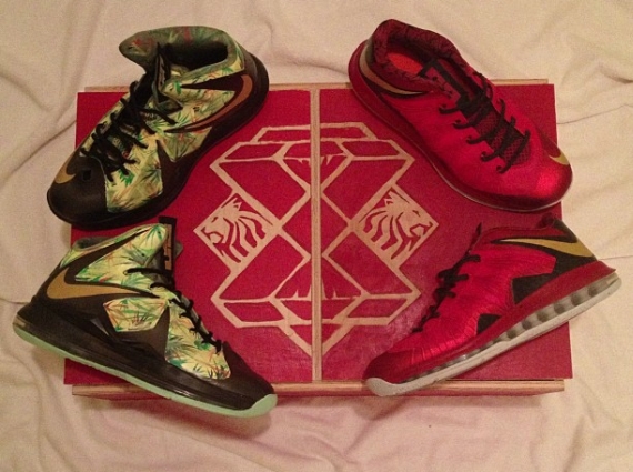 Nike LeBron X “Reverse Championship” by Fuda Customs