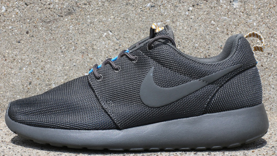 Nike Roshe Run Split Newsprint Blue Hero 2