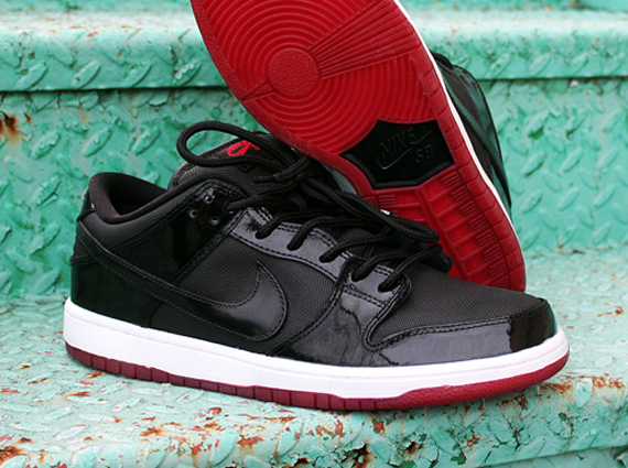 Nike SB Dunk Low "Bred" by Dank Customs