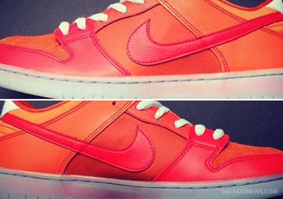 Nike Sb Dunk Low Orange Red 1