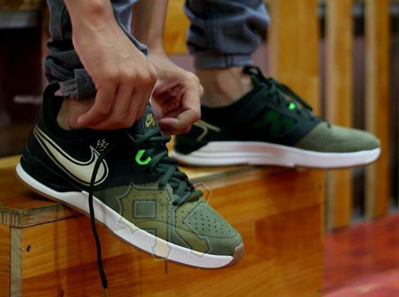 Nike Sb Project Ba Premium Olive Black Gold 2