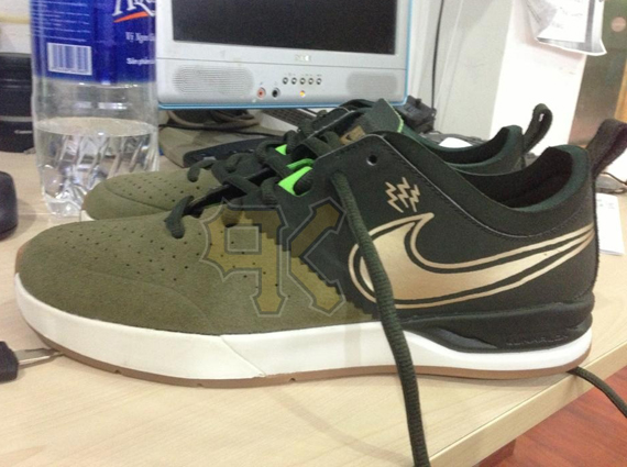 Nike Sb Project Ba Premium Olive Black Gold 3