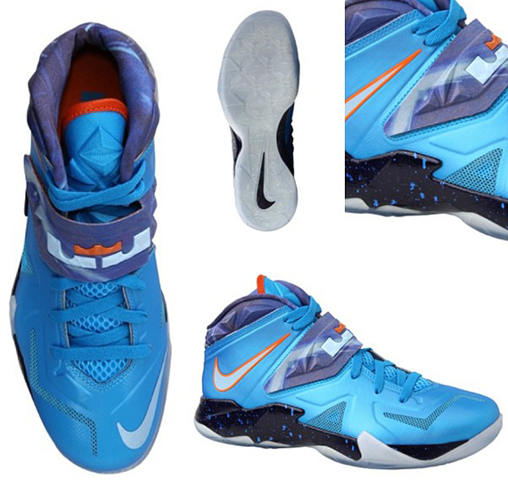 Nike Zoom Soldier Vii Blue Orange Galaxy 1