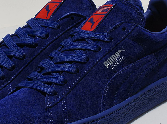 Puma Suede – Navy – Red