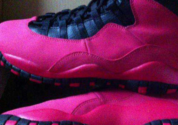 Red Suede Jordan 10