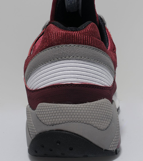 Saucony Grid 9000 Burgundy Grey 4