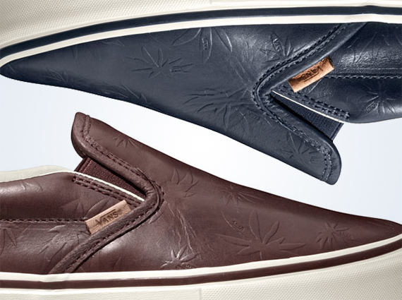 Vans Vault Classic Slip-On 59 LX Leather Leaf Pack - Release Info