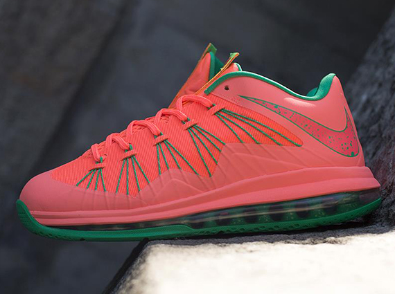 Watermelon Bright Mango Lebron 10 Low 3