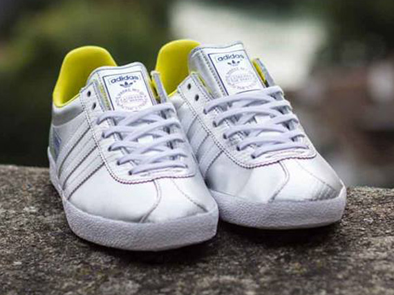 Adidas Gazelle Og Silver White 2