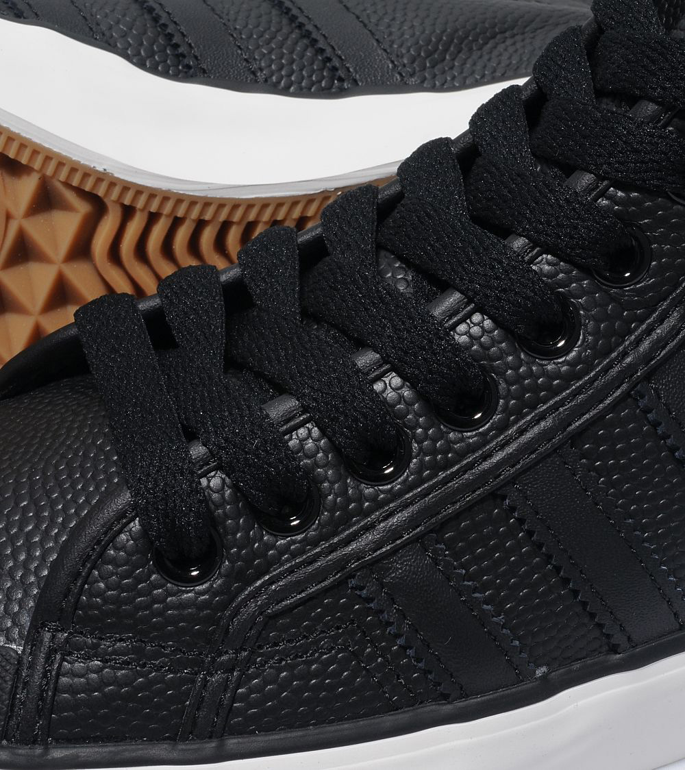 Adidas Nizza Hi Black Basketball Leather 3