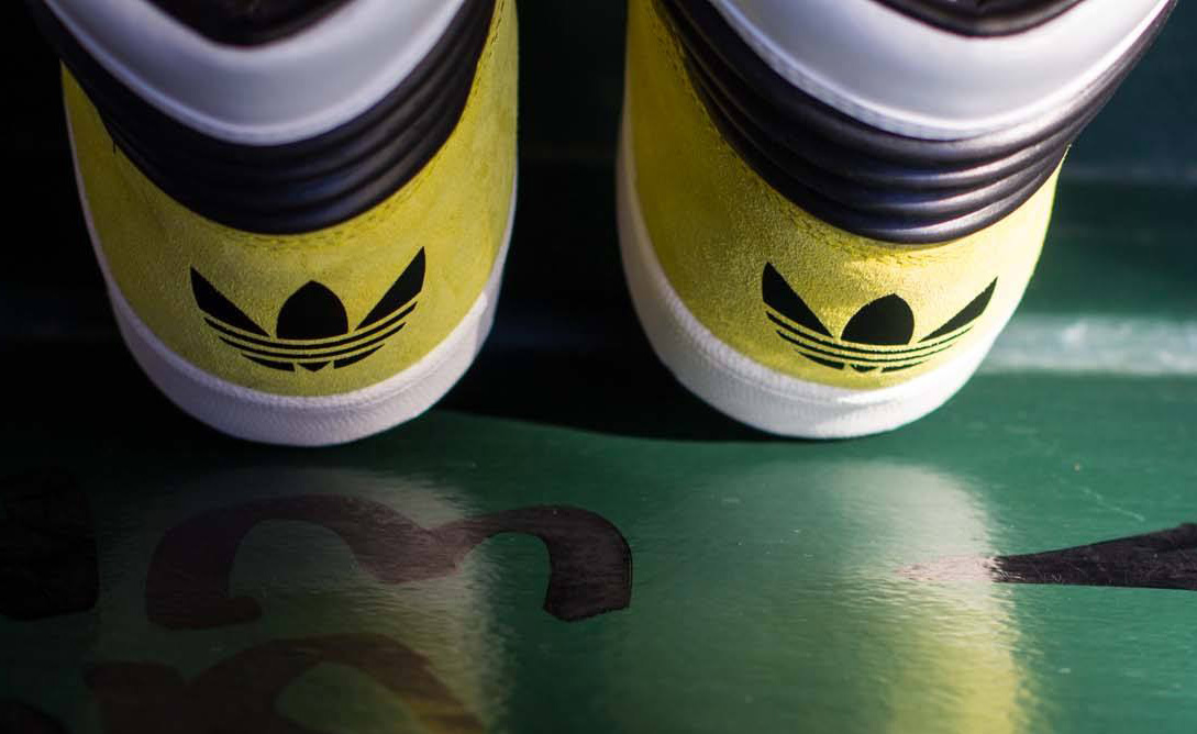 Adidas Pro Conference Hi Black Yellow White 1
