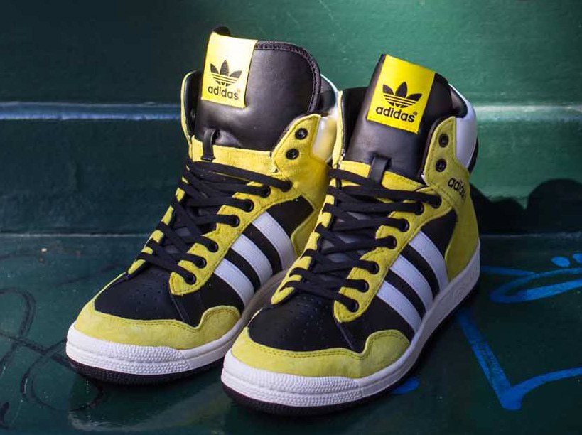 Adidas Pro Conference Hi Black Yellow White 3