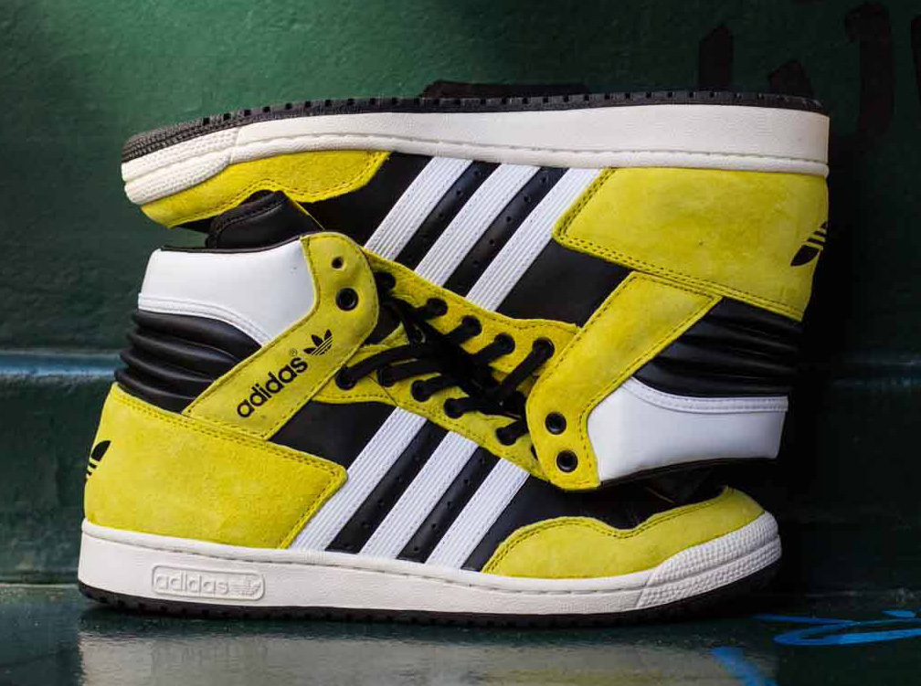 Adidas Pro Conference Hi Black Yellow White 4