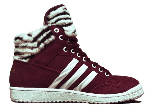 Adidas Pro Conference Hi W Maroon Zebra 4