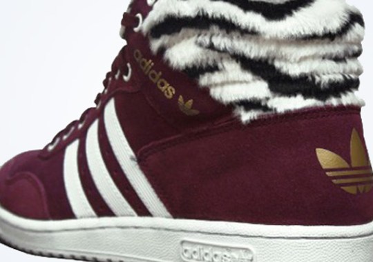 adidas Originals Pro Conference Hi W – Light Maroon – Zebra