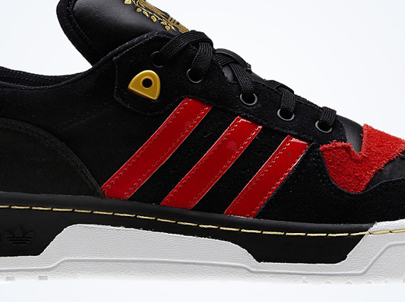 Adidas Rivarly Lo Black Scarlet