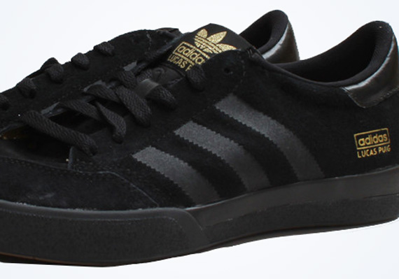 adidas Skateboarding Lucas Pro – Black – Metallic Gold