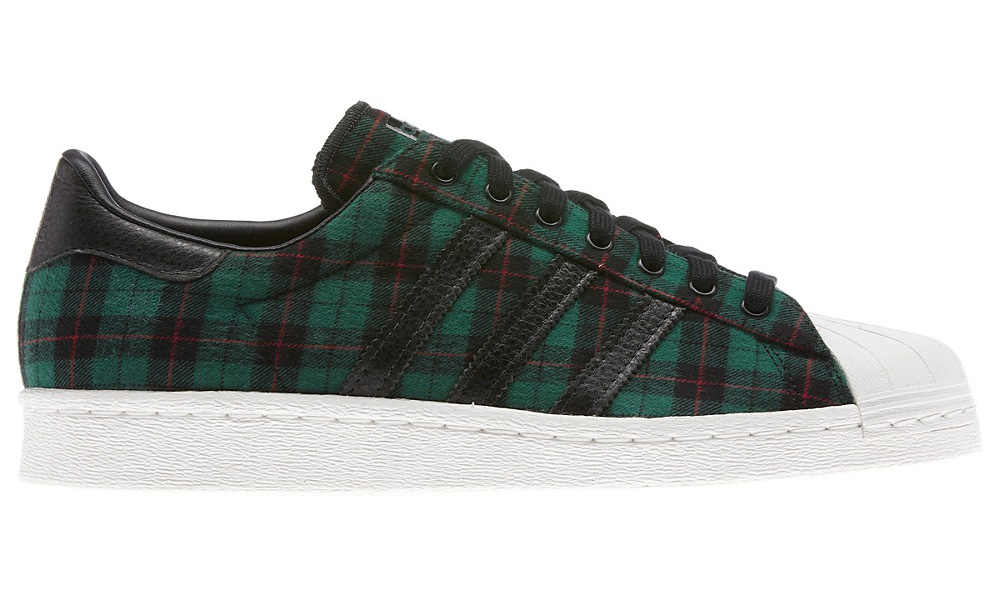 Adidas Superstar 80s Tartan Plaid Pack 1