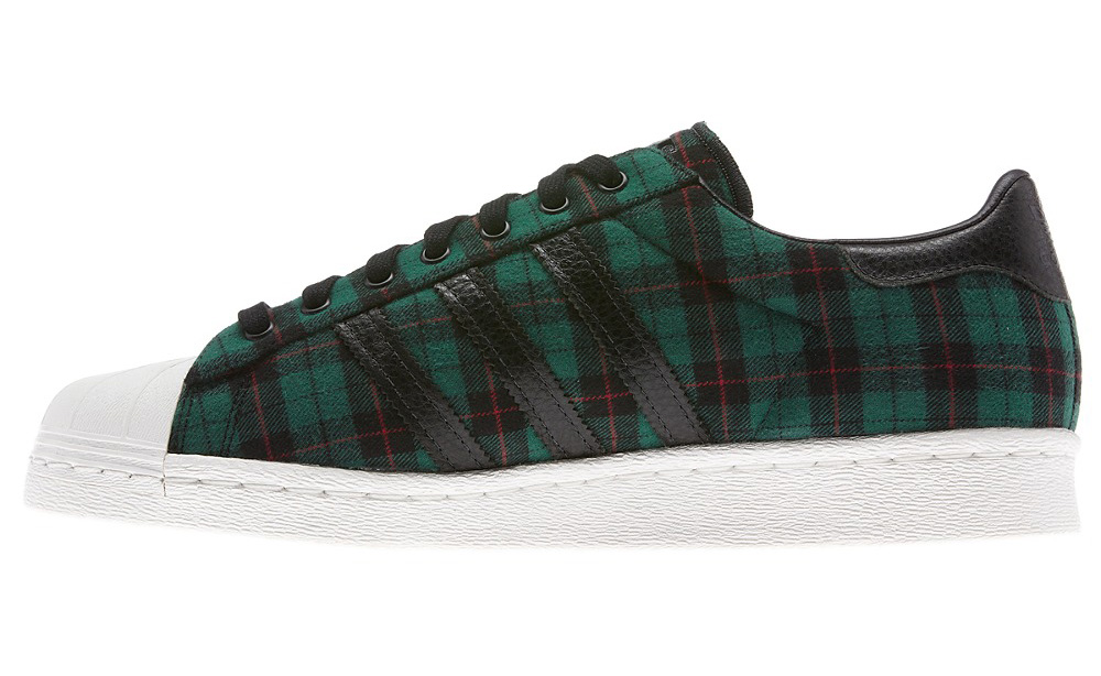 Adidas Superstar 80s Tartan Plaid Pack 10