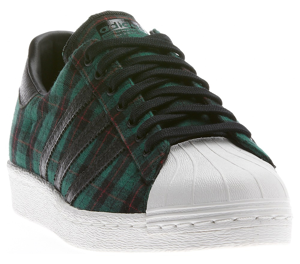 Adidas Superstar 80s Tartan Plaid Pack 12