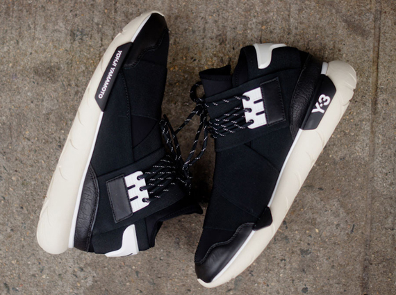 Adidas Y3 Qasa High Black White