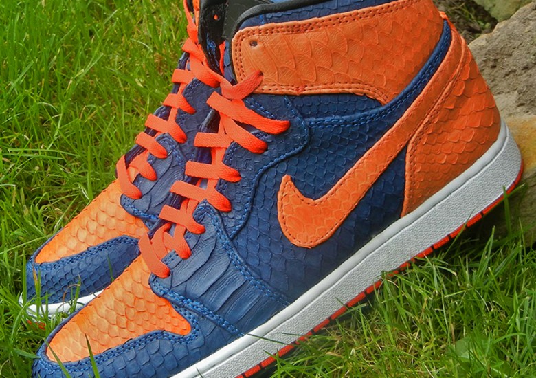 Air Jordan 1 “Knicks Python” by JBF Customs