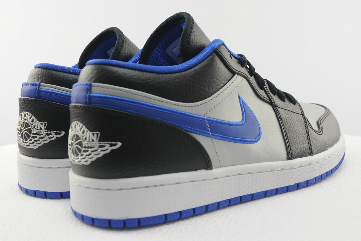 Air Jordan 1 Low Black White Game Royal 8