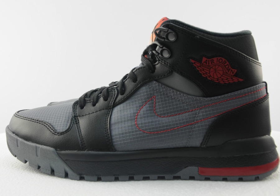 Air Jordan 1 Trek Black Cool Grey Red 10