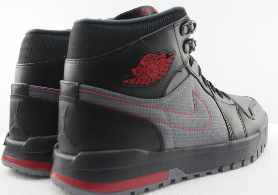 Air Jordan 1 Trek Black Cool Grey Red 11