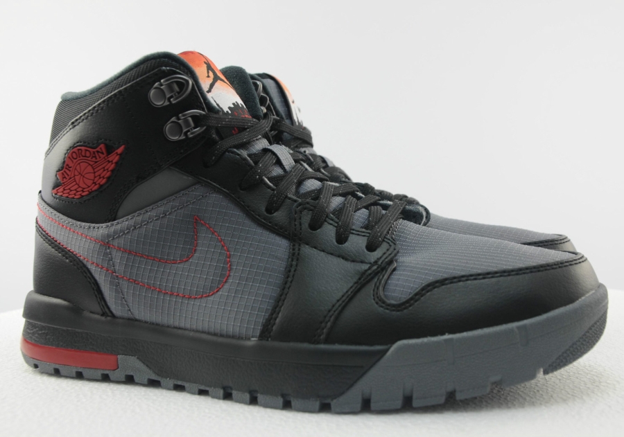 Air Jordan 1 Trek Black Cool Grey Red 2