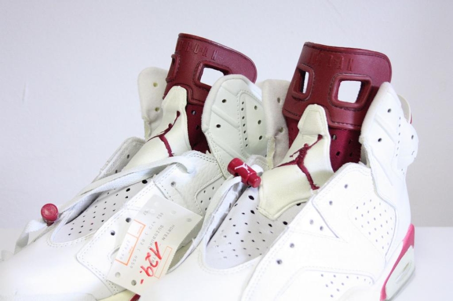 Air Jordan 6 Maroon Og Pair On Ebay 01