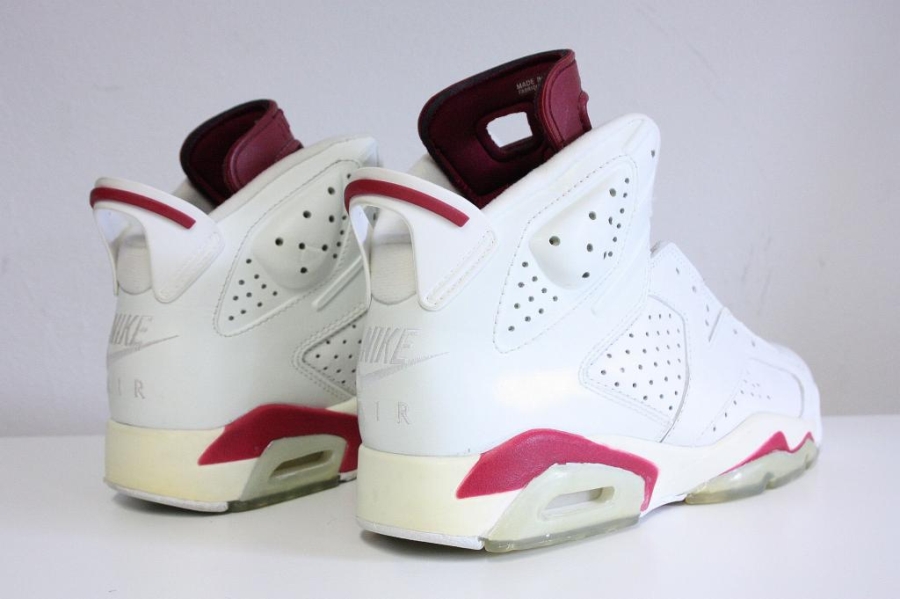 Air Jordan 6 Maroon Og Pair On Ebay 09