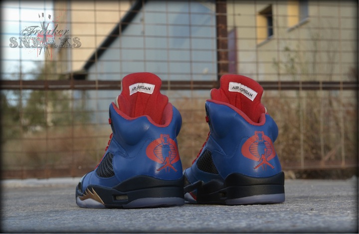 Air Jordan V Cobra Commander Customs Freaker Sneaks 01