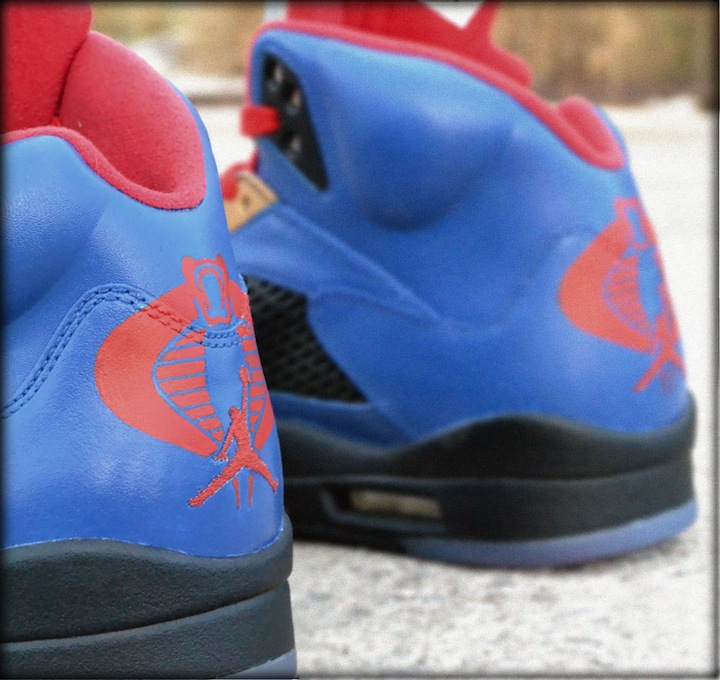 Air Jordan V Cobra Commander Customs Freaker Sneaks 03