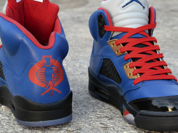 Air Jordan V “Cobra Commander” Customs by Freaker Sneaks