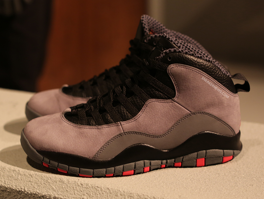 Air Jordan X Cool Grey Infrared Black 10