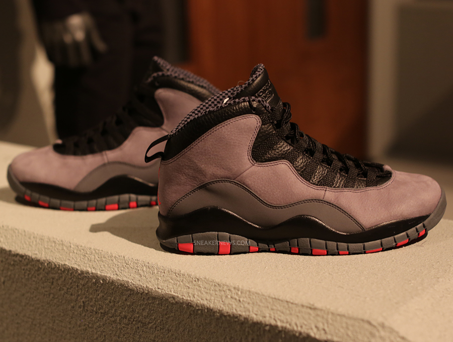 Air Jordan X Cool Grey Infrared Black 4