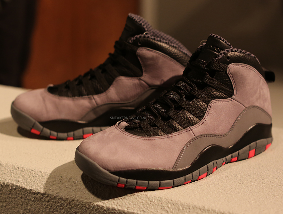 Air Jordan X Cool Grey Infrared Black 7