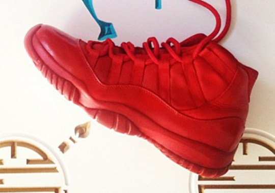 Air Jordan XI “Red” Customs by elcappy